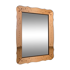 Miroir vénitien art déco 1950