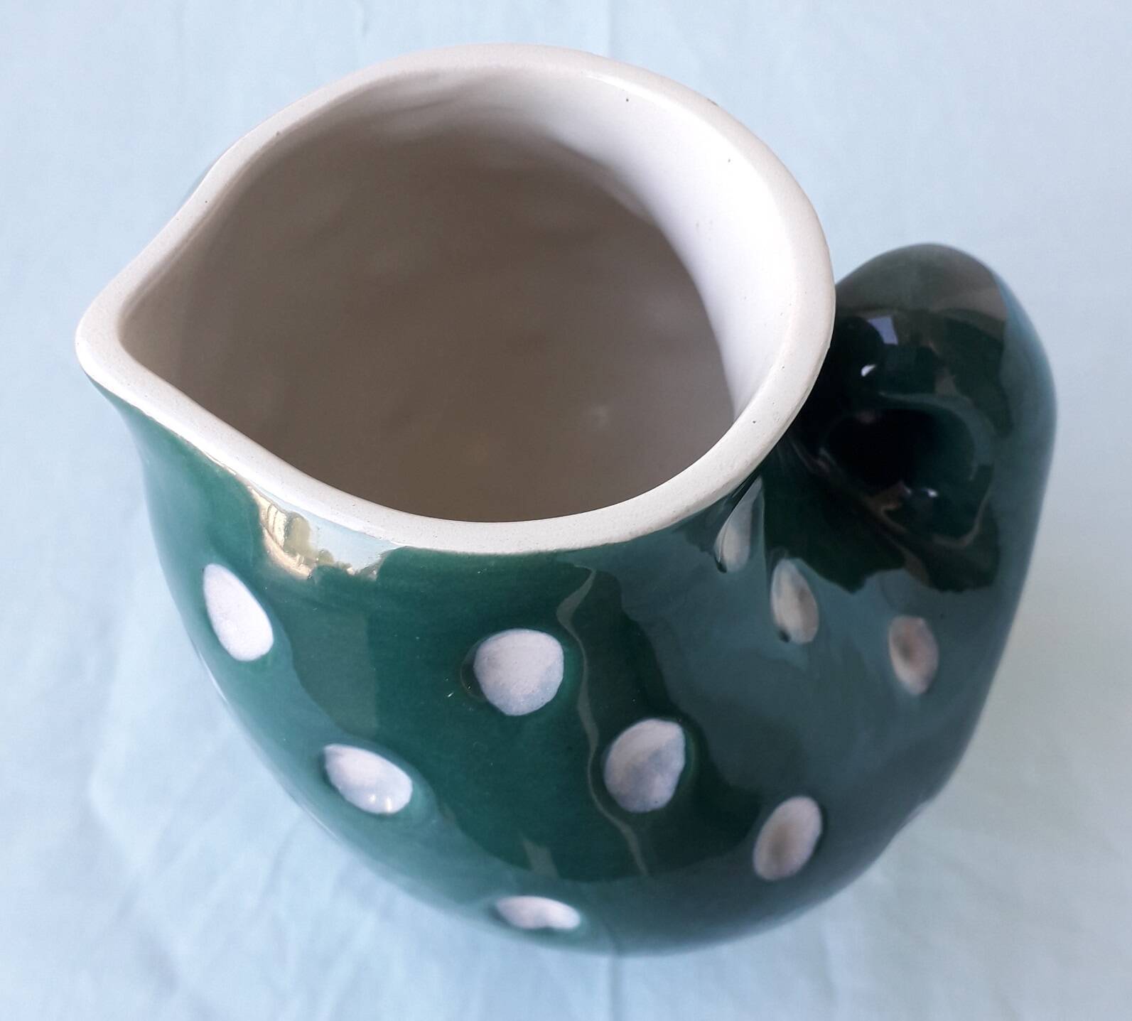 Spotty milk jug