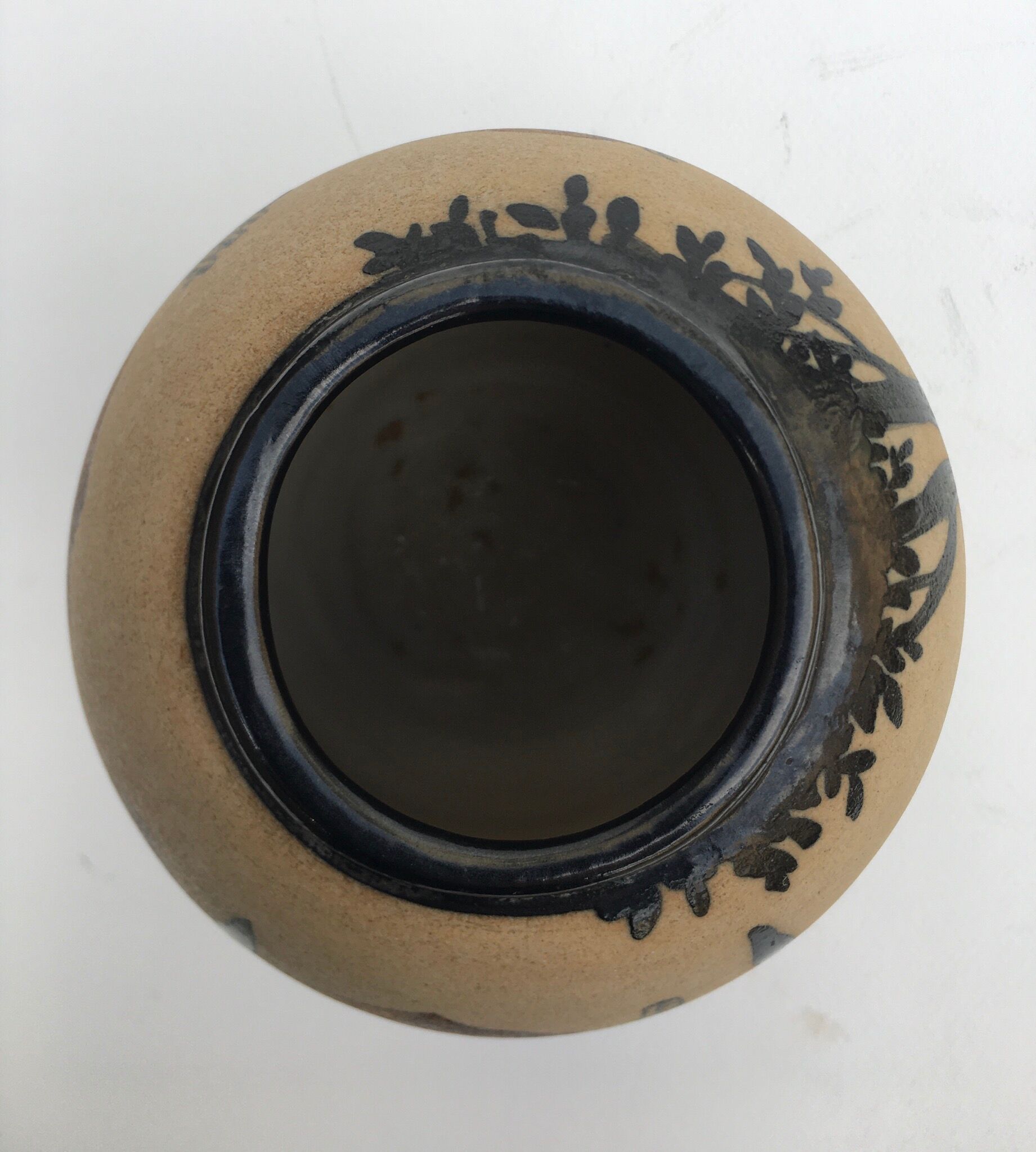 Ciboure Etienne Vilotte sandstone vase