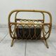 Porte-revues vintage en bambou