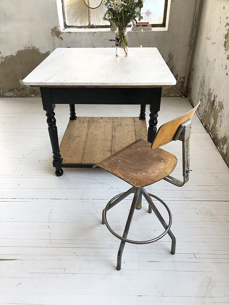 Pair high chairs industrial BAO workshop