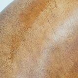 Sheepskin leather club chair