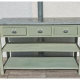 Wood console