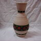 Painted ceramic vase from 1970 west germany