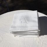 Lot de serviettes monograme