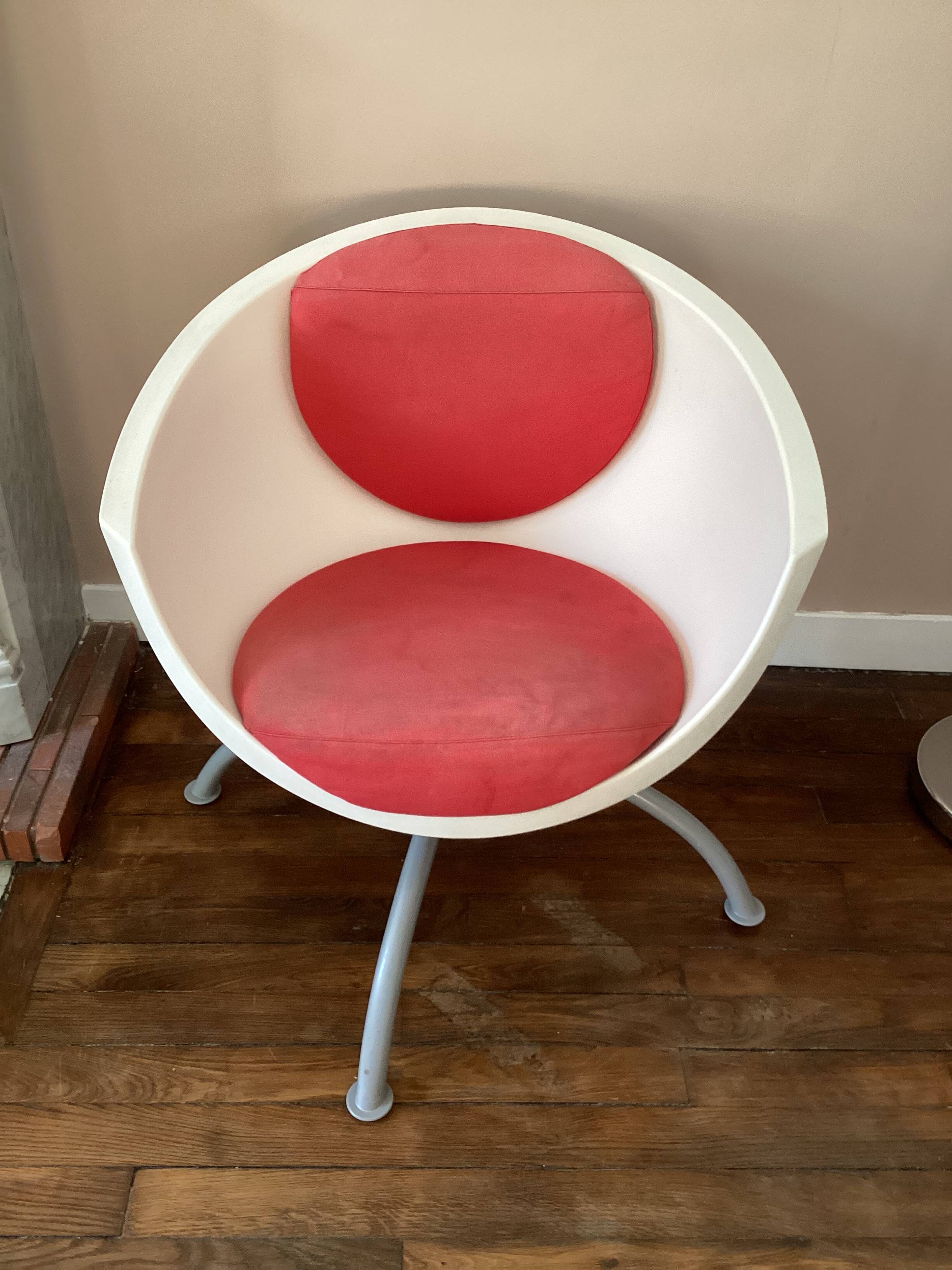 Mia Lagerman's swivel ball chair, designed by Ikea in 2004