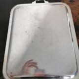 Silver metal tray