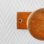 Vintage 70s pine coat hooks – Perriand Les Arcs style