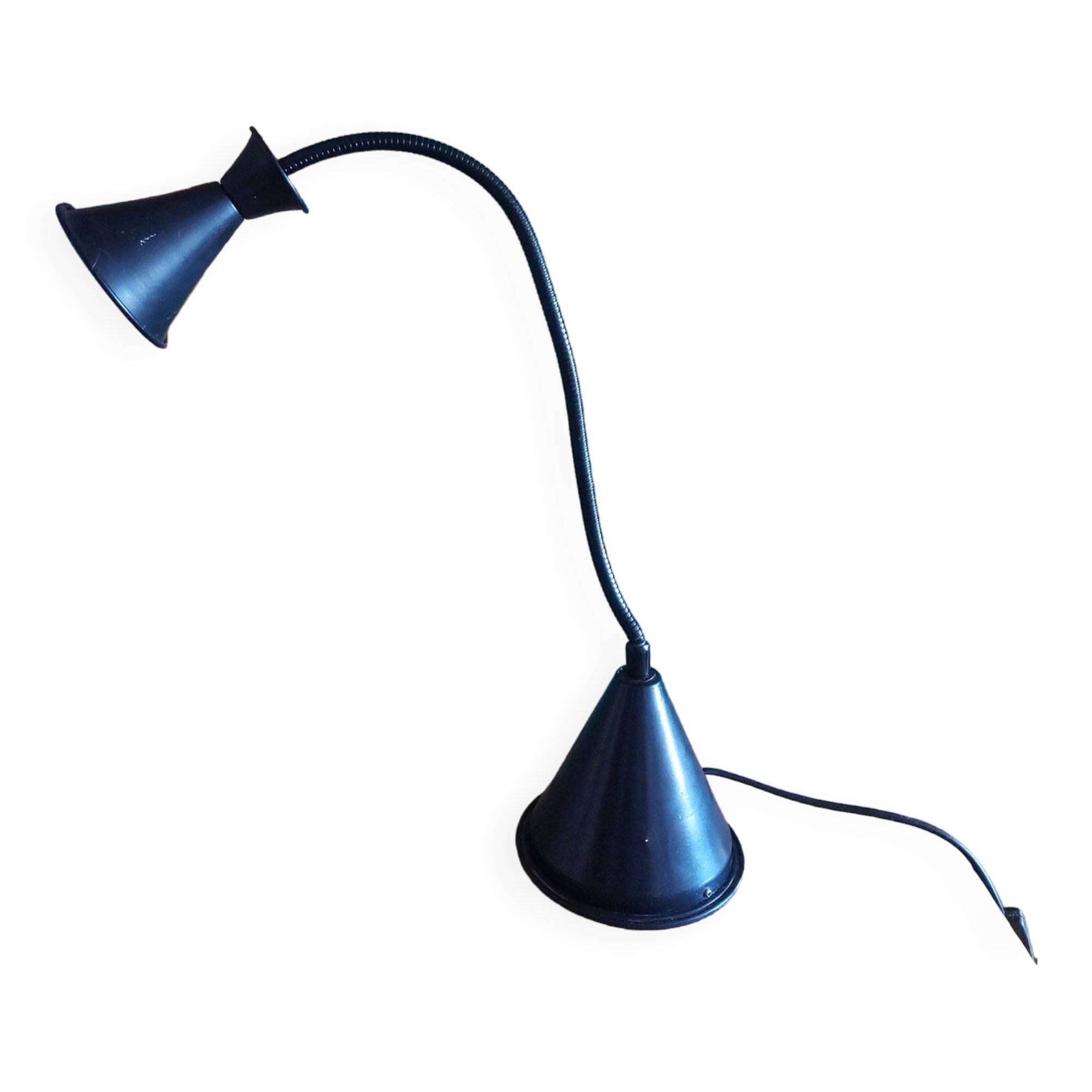 Vintage 80'S lamp with diabolo lampshade, made in Italy