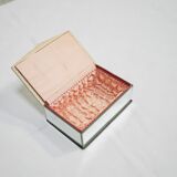 Art Deco jewelry box in beveled glass