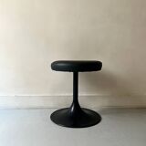 Tabouret tulipe Saarinen noir , design 1970