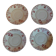 Limoges Mavaleix porcelain sub-cups and art deco granger