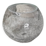 Transparent crackled phosphor