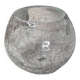 Transparent crackled phosphor