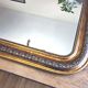 Antique large Louis Philippe mirror, decorated with gilt leaf - "Claude"