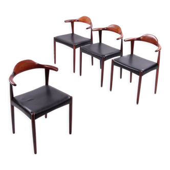 4 chaises Jacob Hermann Randers Mobelfabriek, 1965