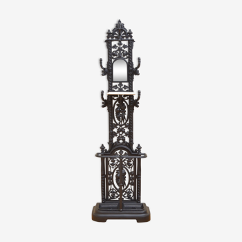 Victorian hall stand cast iron