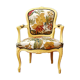 Fauteuil vintage style Louis XV