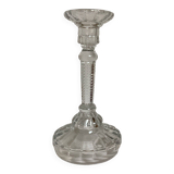Molded glass candle holder