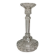 Bougeoir verre moulé