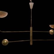 Lampe en laiton vintage, 1960