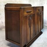 Art Deco oak sideboard