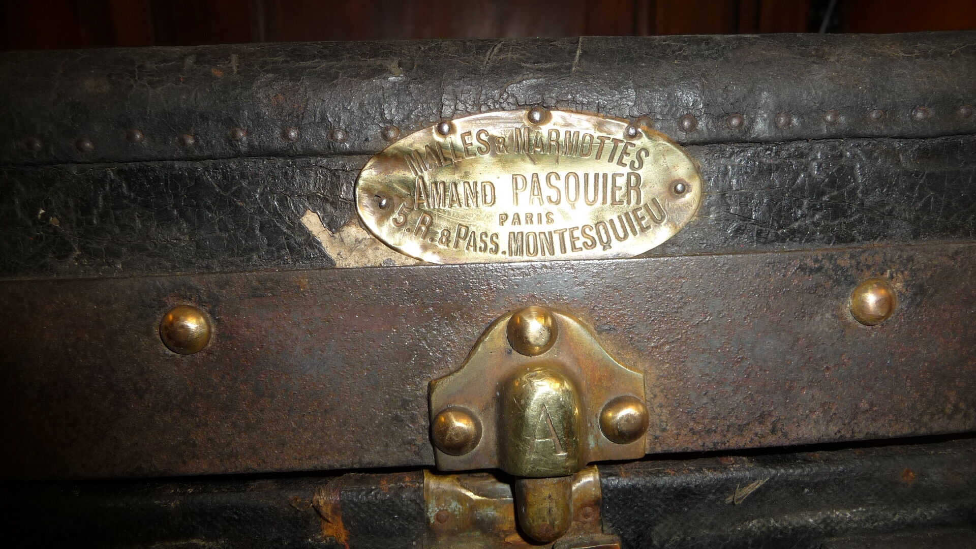 Pasquier Paris cabin trunk