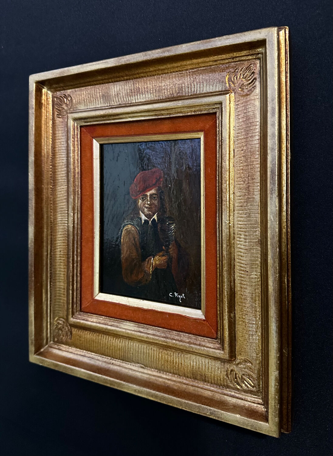 "Tronie" Portrait in a Beret - Dutch School of the 18th Century