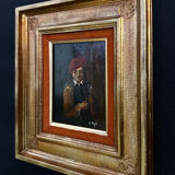 "Tronie" Portrait in a Beret - Dutch School of the 18th Century