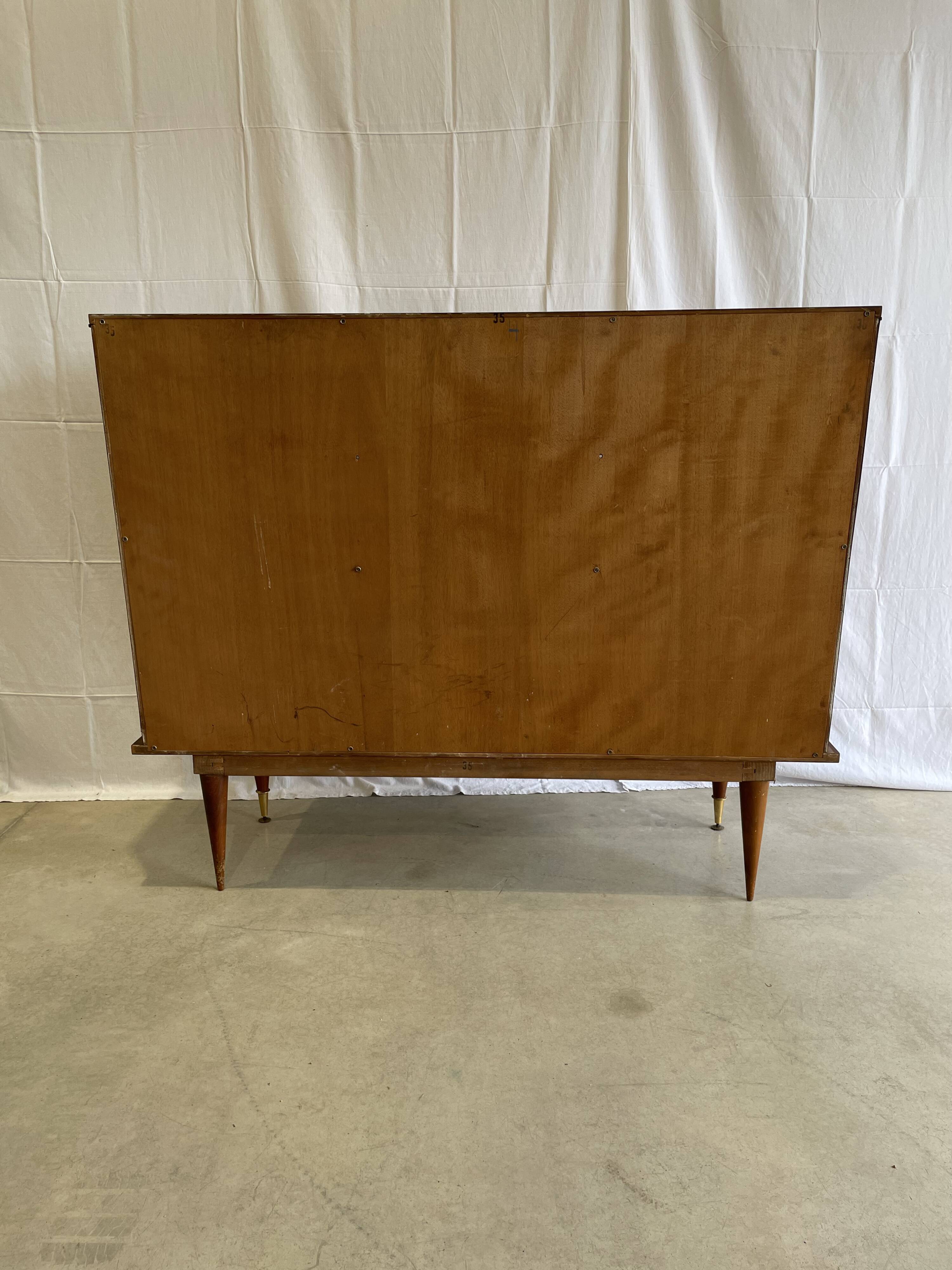 Showcase cabinet vintage wooden storage