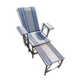 Rattan deckchair