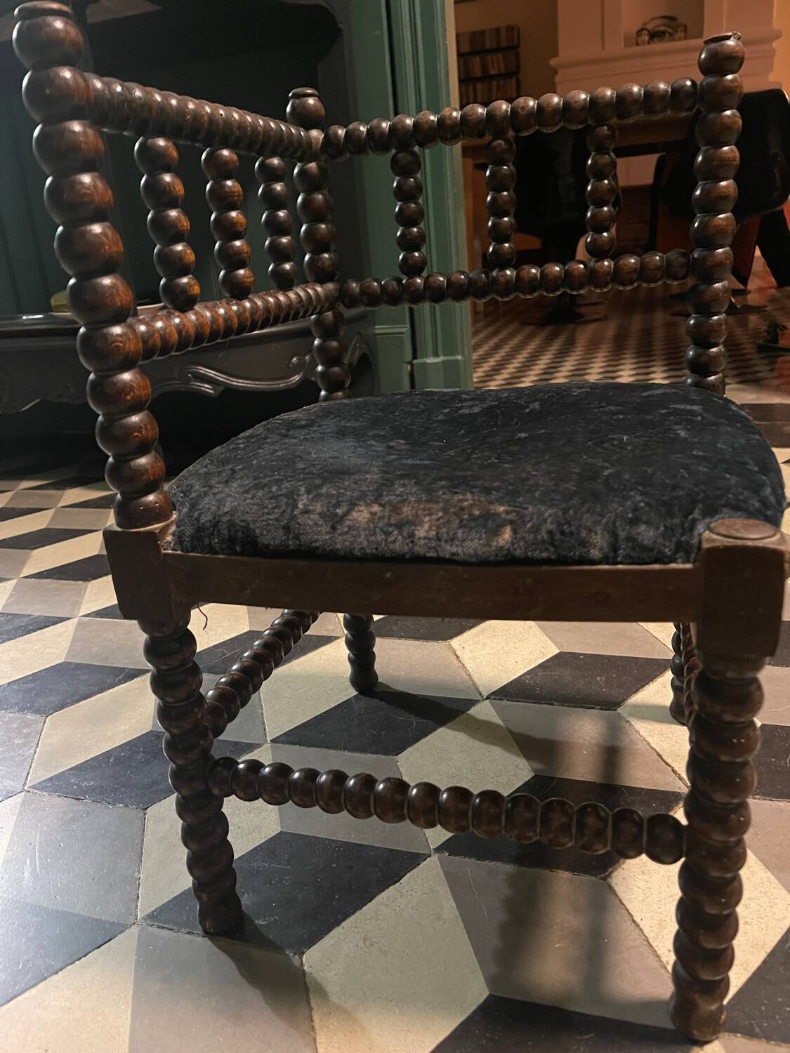 Small corner armchair