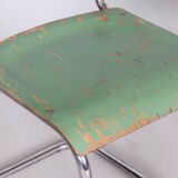 Bauhaus Set of Original Chairs, Robert Slezak, Chrome, Steel, Czechia, 1930s
