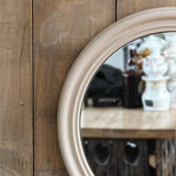 Vintage circular mirror