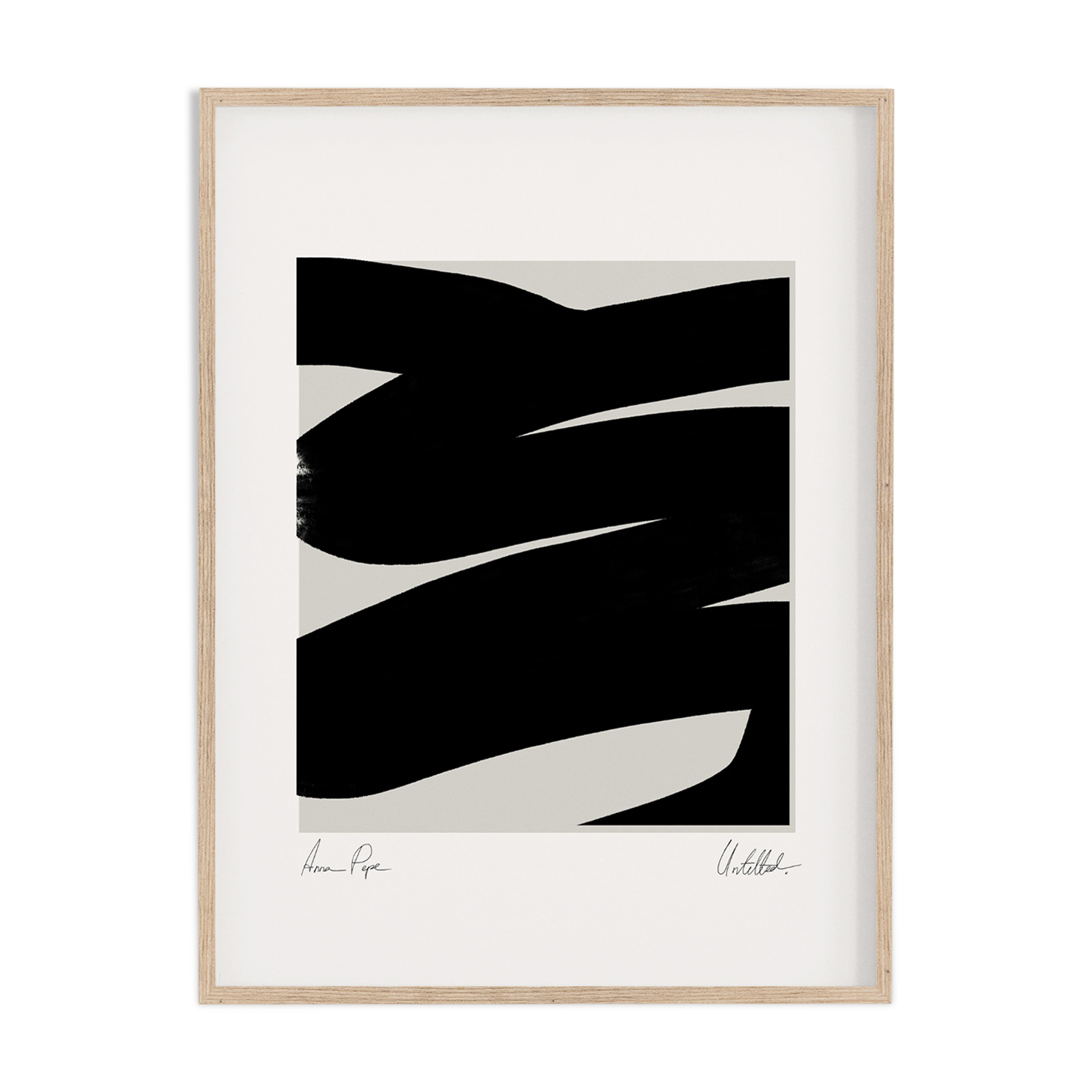 Framed abstract giclee art print 50x70cm