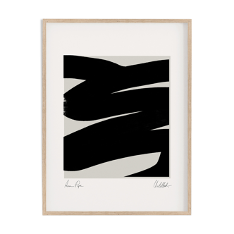 Framed abstract giclee art print 50x70cm