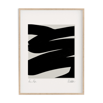 Framed abstract giclee art print 50x70cm