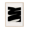 Framed abstract giclee art print 50x70cm