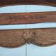 Set of 6 antique carved wooden pediments – floral motifs – woodwork