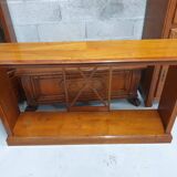Console - shelf - library in cherry wood
