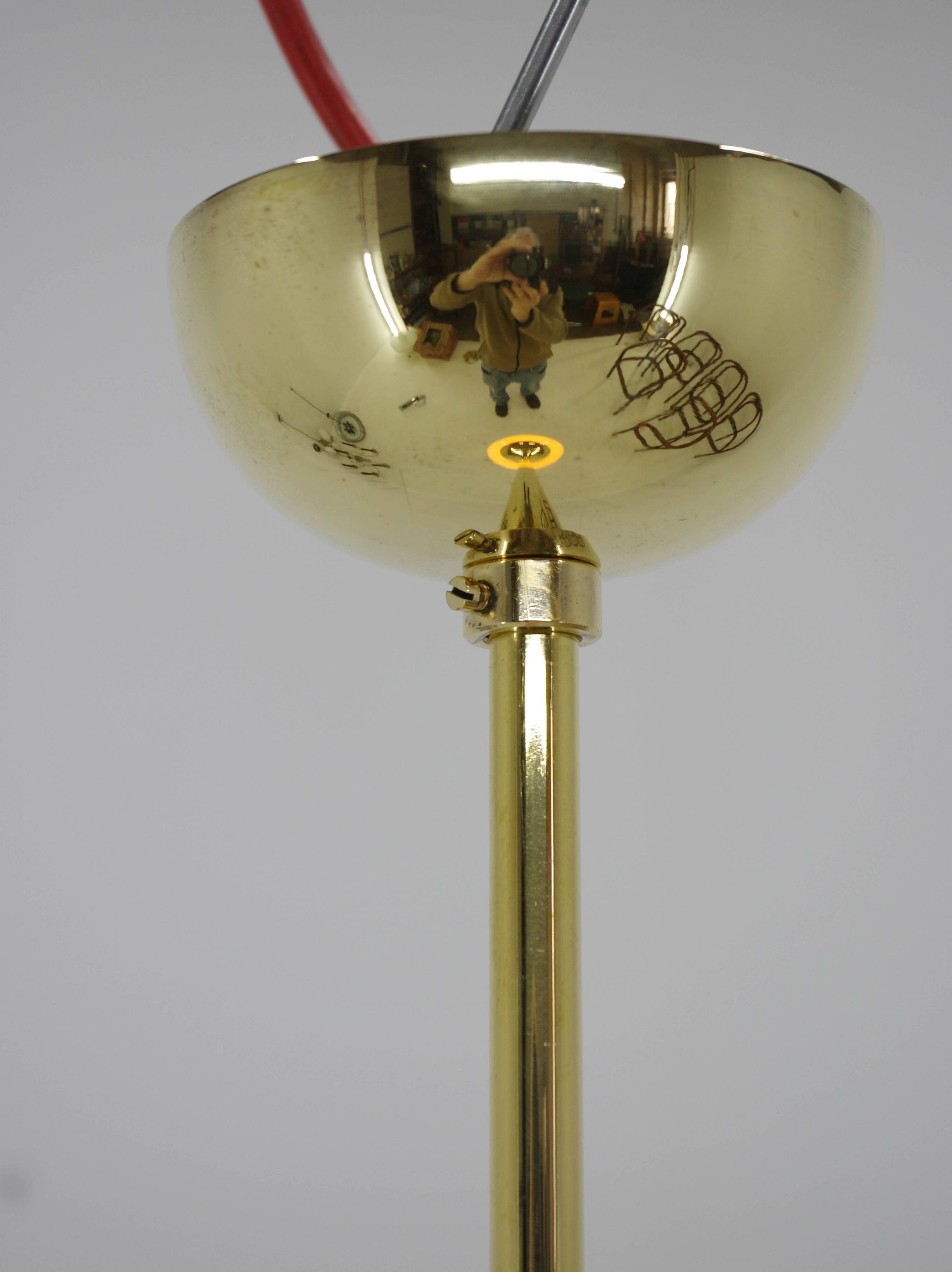 Bauhaus/Functionalist Pendant, 1930s, Restored