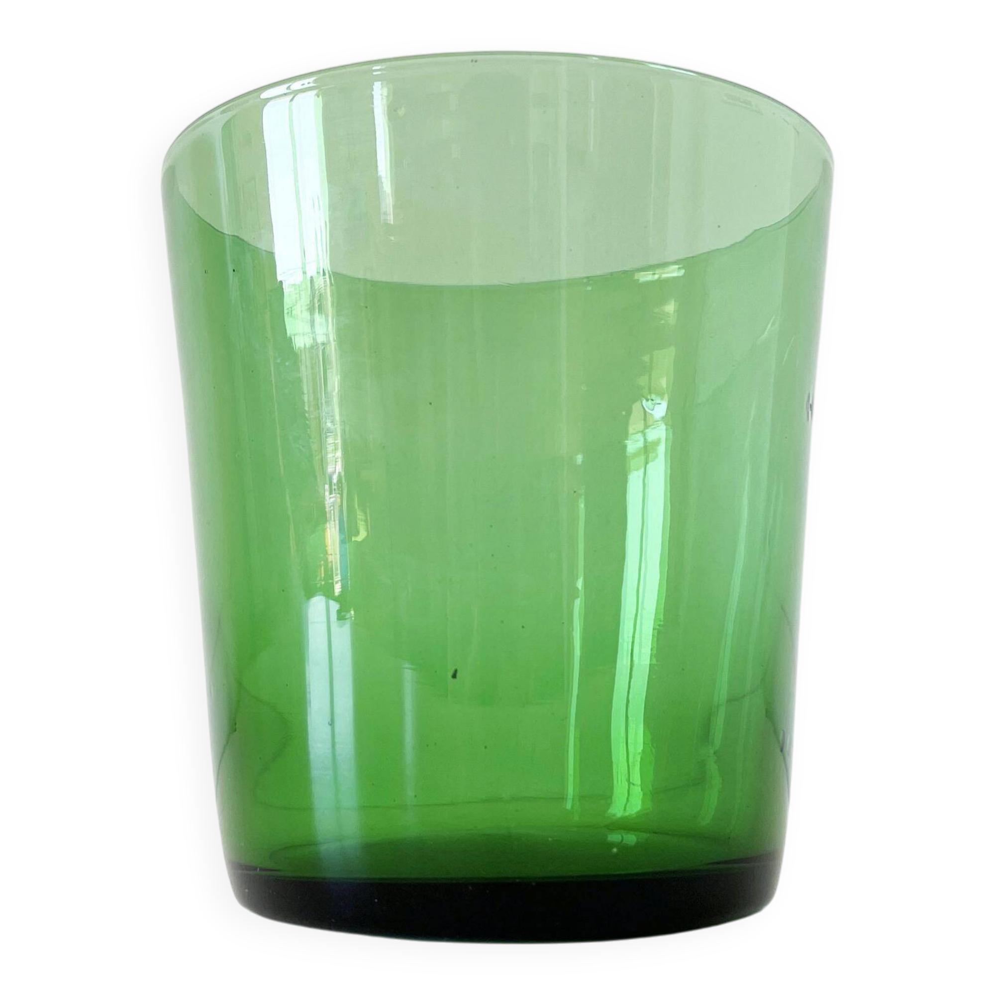 Blown glass plant pot, Empoli, Italy, 1960