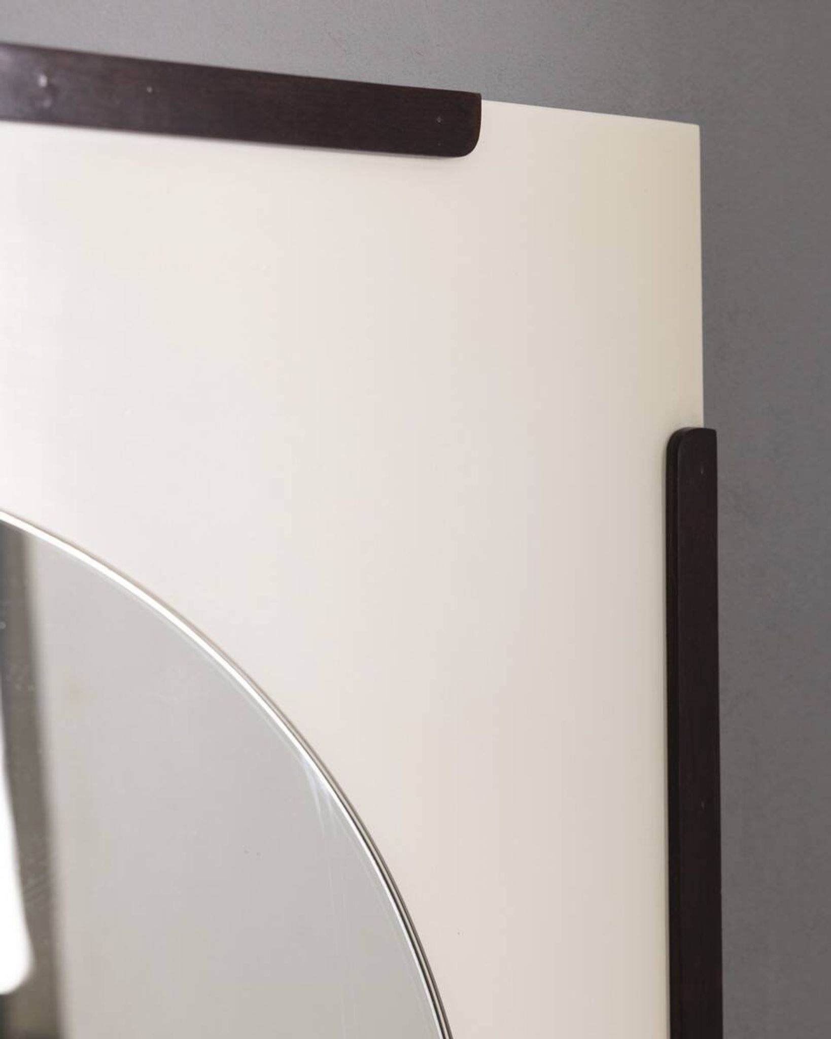 Vintage Wooden Wall Mirror by the Sbrilli Fratelli, 1970s