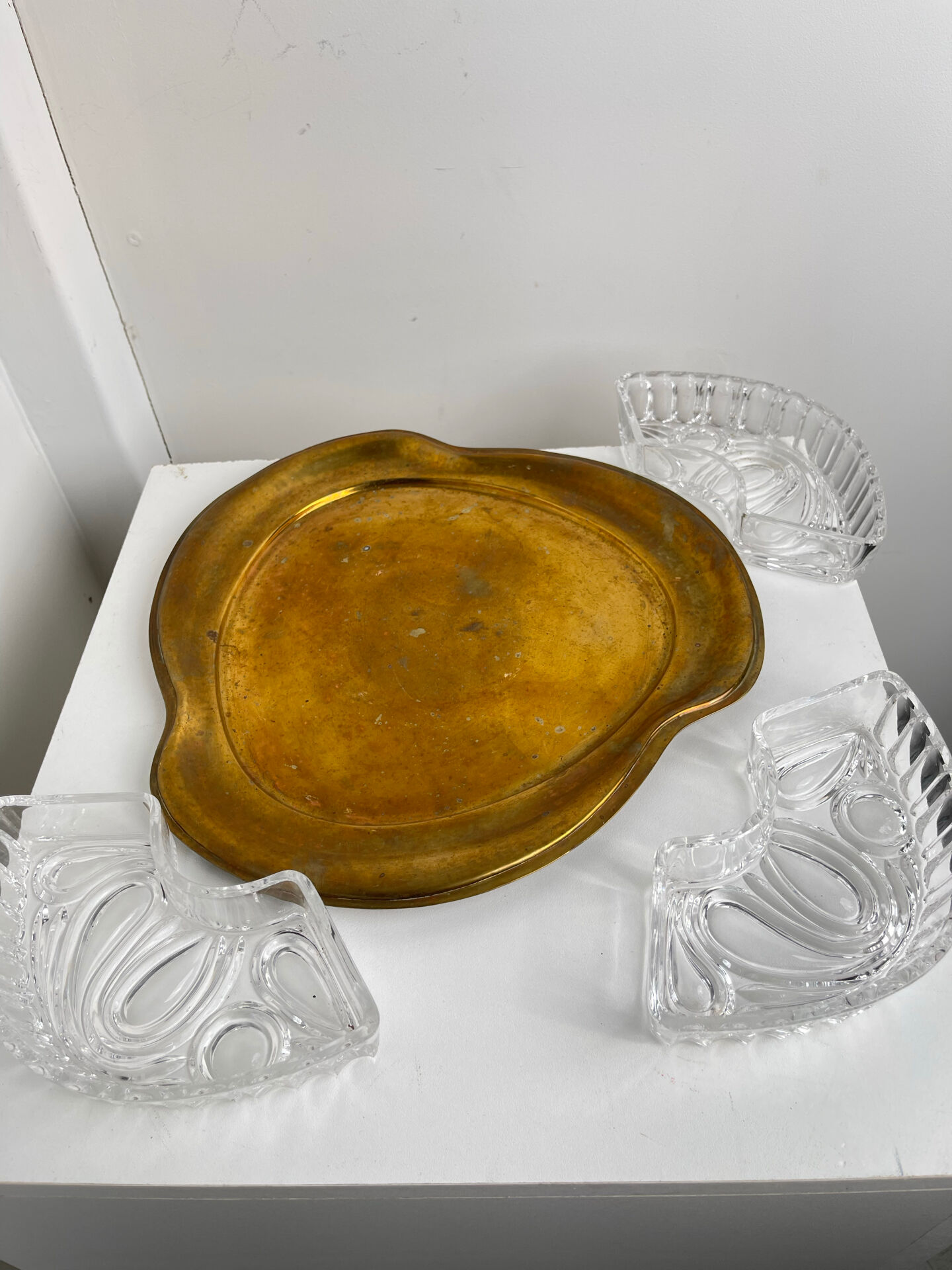 Art Deco aperitif serving platter