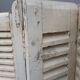Set of 10 vintage wooden double shutters.
