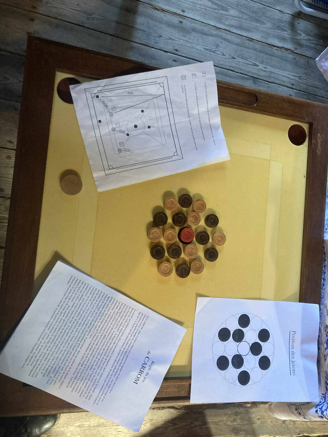 Handmade Carrom (Indian billiards)