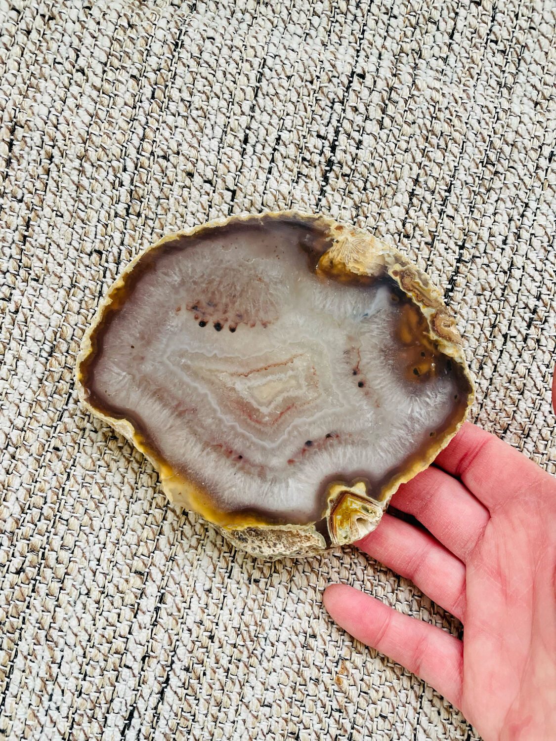 Vintage alabaster ashtray