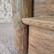 Segment of a spiral staircase in solid oak, early 19th century.