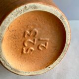 Vintage West German Vase with fat lava glaze