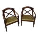 Pair of English armchairs